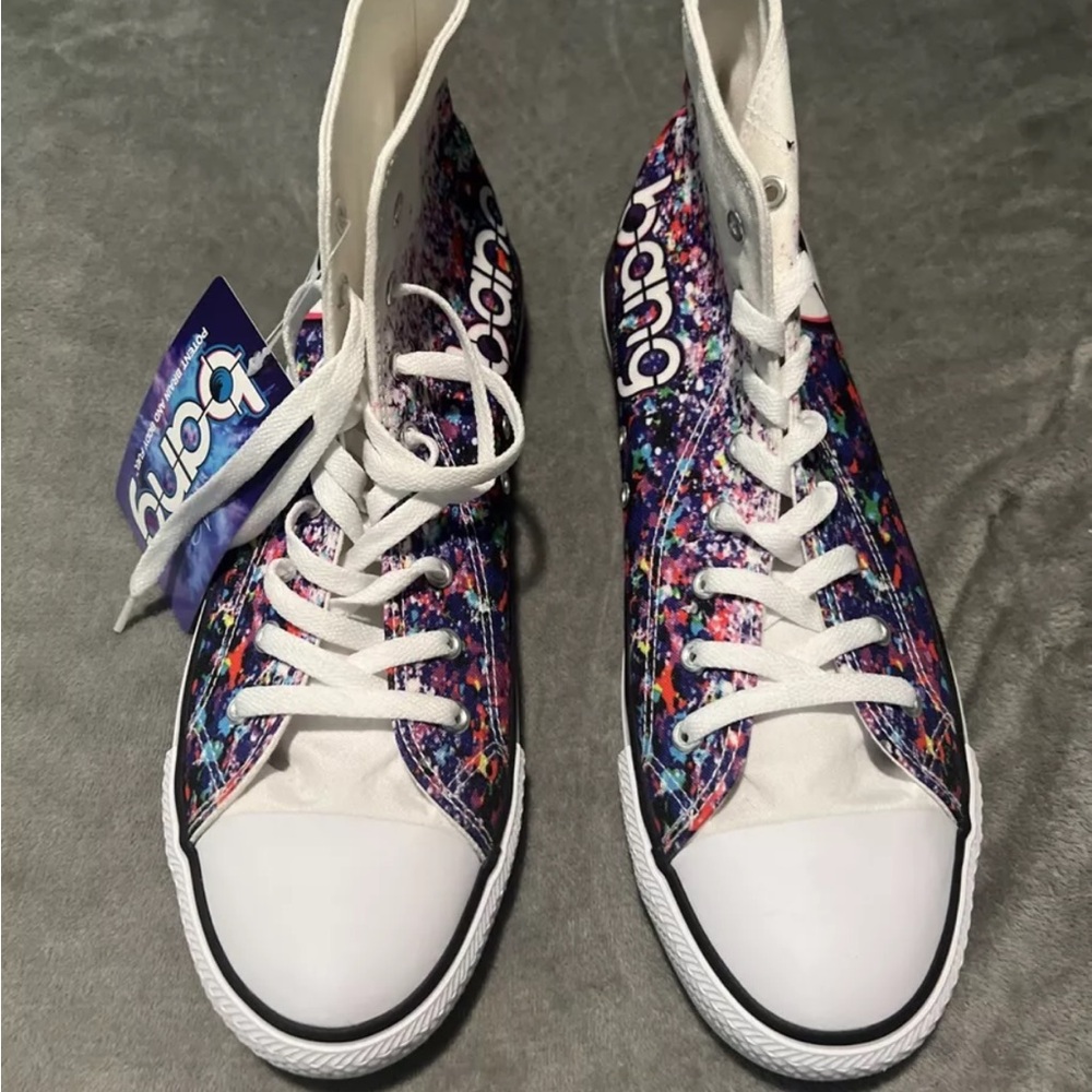 Colorful High-Top Sneakers